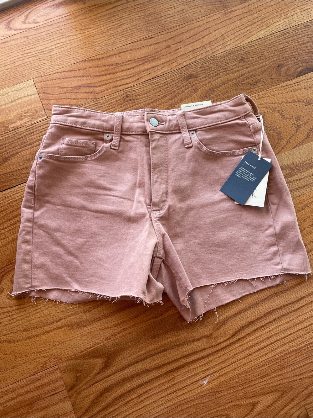 Universal Thread Women's Dusty Rose Denim Cutoff Shorts